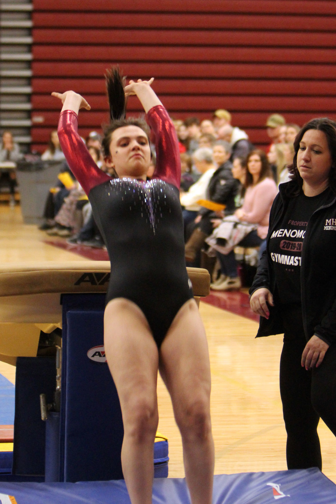 Big Rivers Conference Gymnastics Triangular at Menomonie 1-23-20